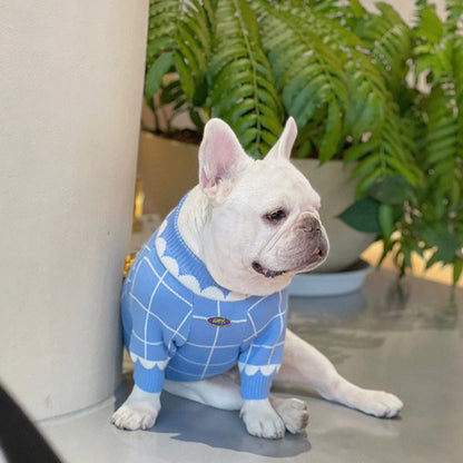 Dog Blue Cloud Sweater - Frenchiely