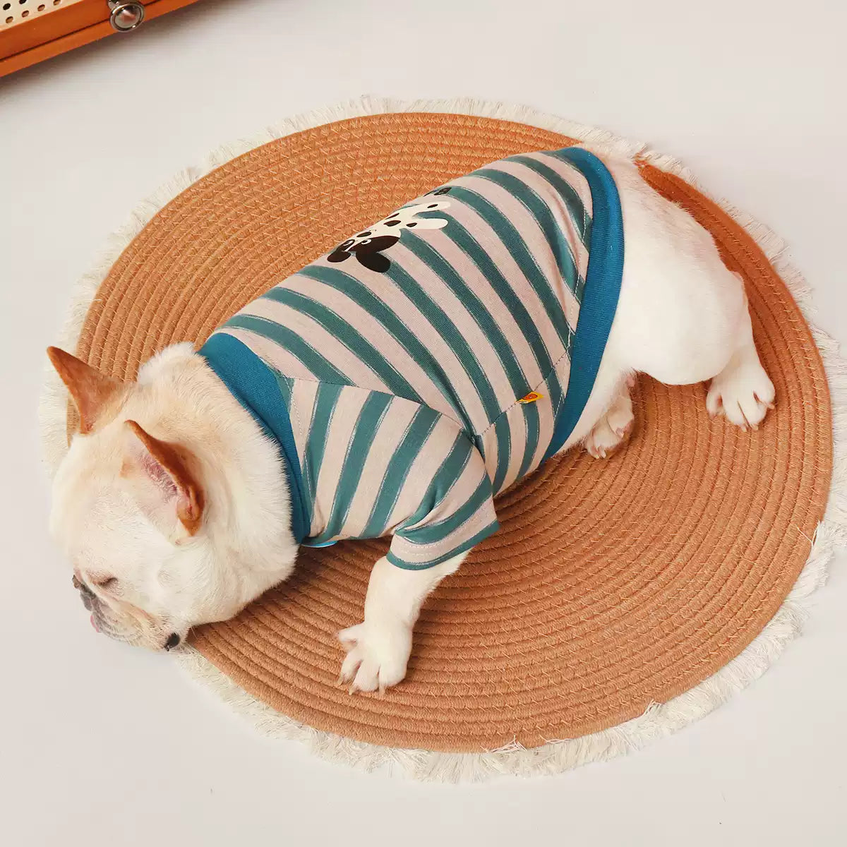 Blue Stripe Doggie Shirt