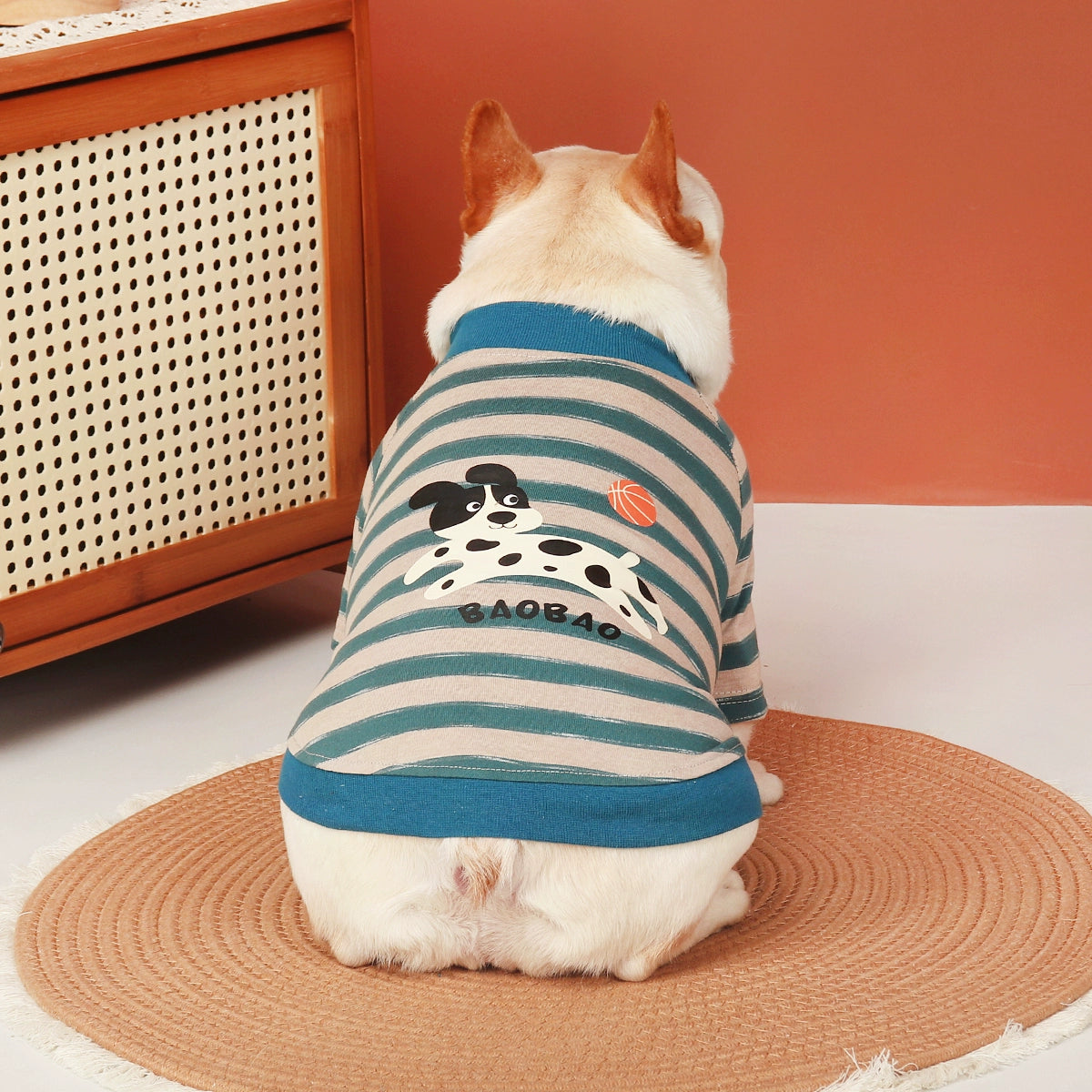 Blue Stripe Doggie Shirt