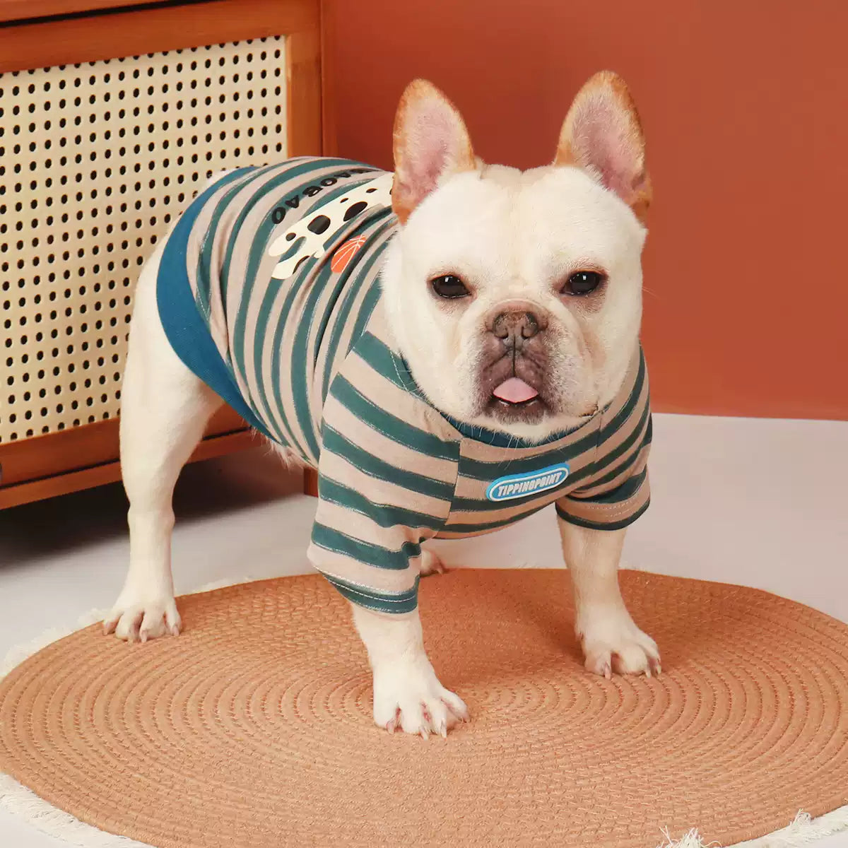 Blue Stripe Doggie Shirt