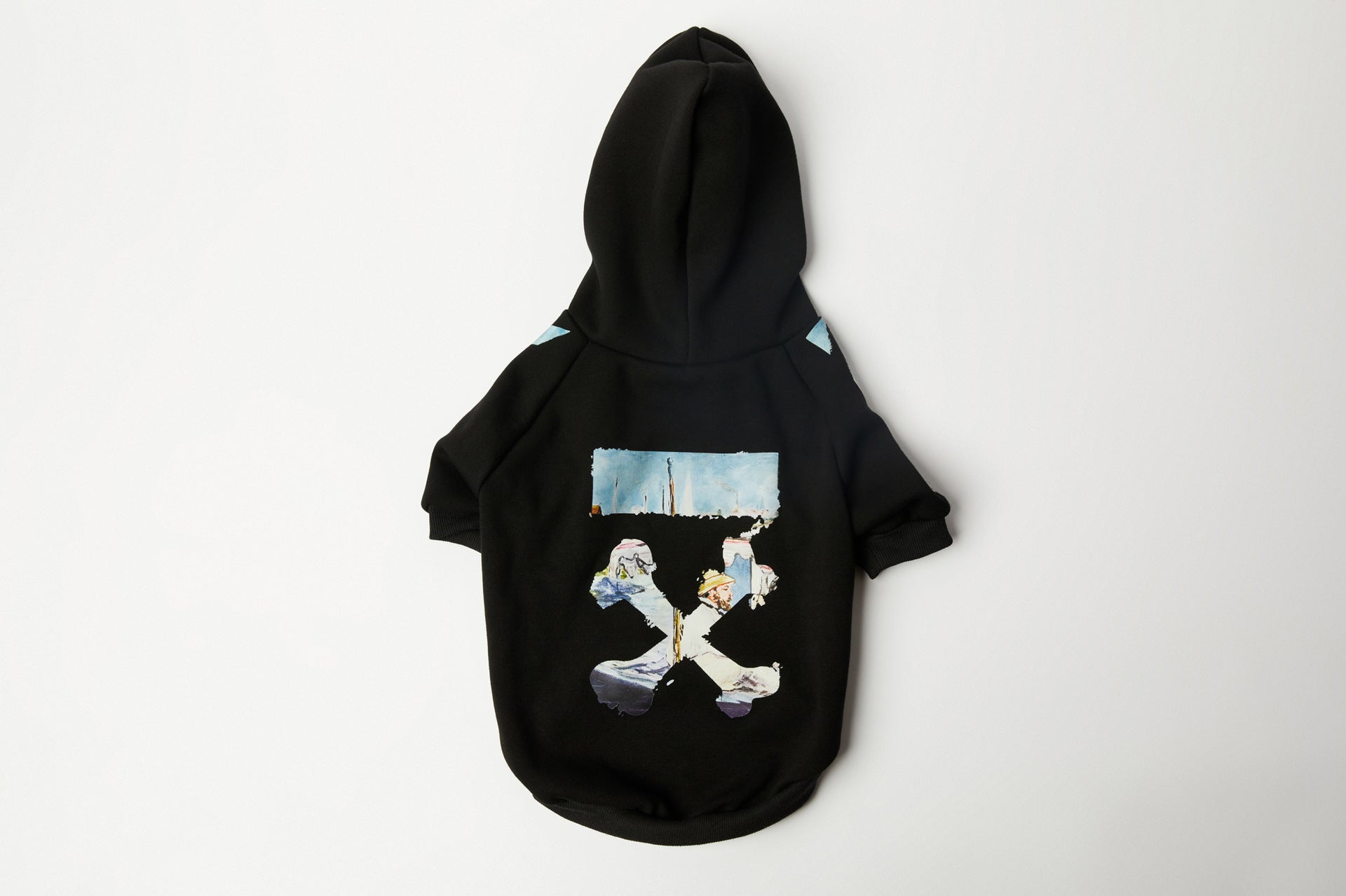 Dog Black & Blue Woof Hoodie - Frenchiely