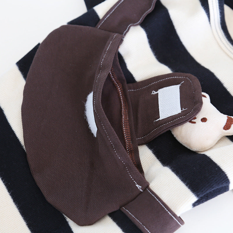 Stripe Bear Shirt dogbrownstripebagshirtformediumdogbreeds_4