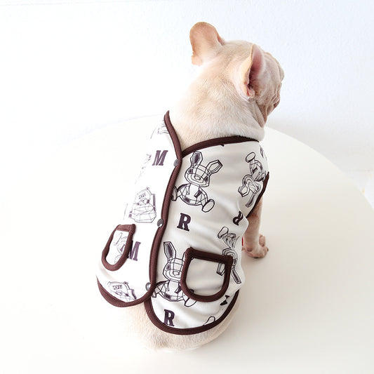 Dog Bunny Vest Jacket with Fleece-lined - Frenchiely