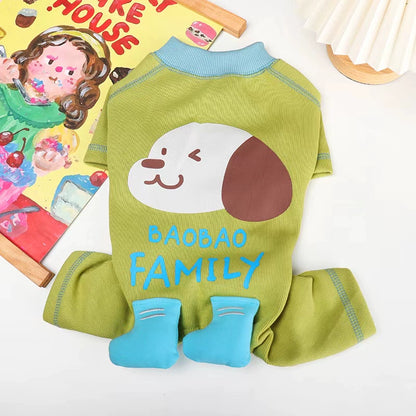 Green Doggie PJs