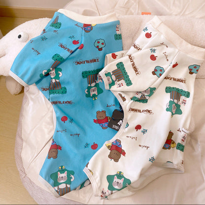Frenchie Print Onesie dogcartoonfrenchbulldogprintonesiejumpsuitbyFrenchiely_5