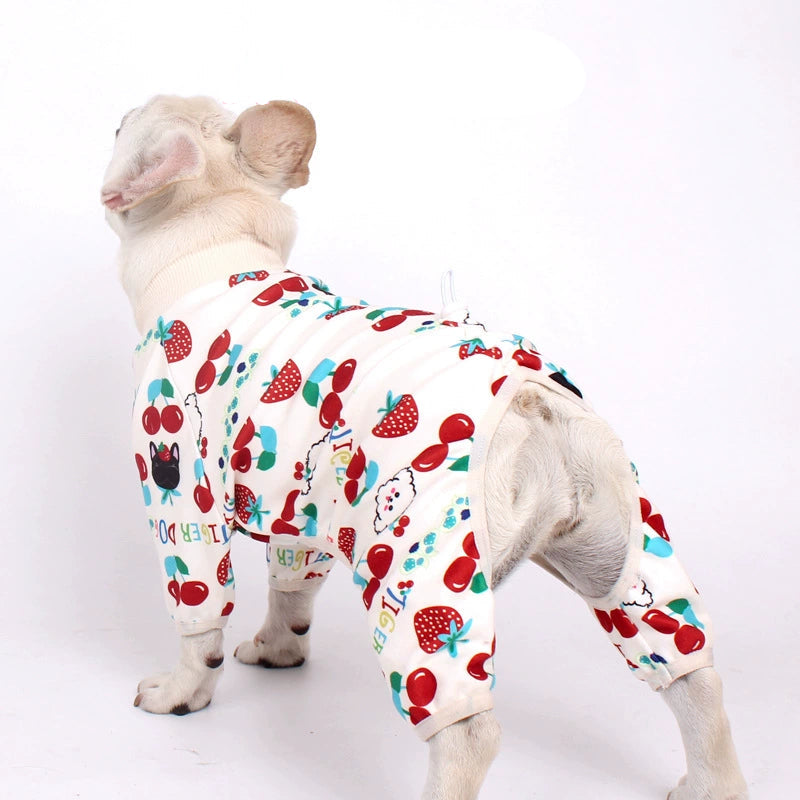 Cartoon Print Onesie dogcartoonprintonesiepajamasformediumdogsbyFrenchiely_2