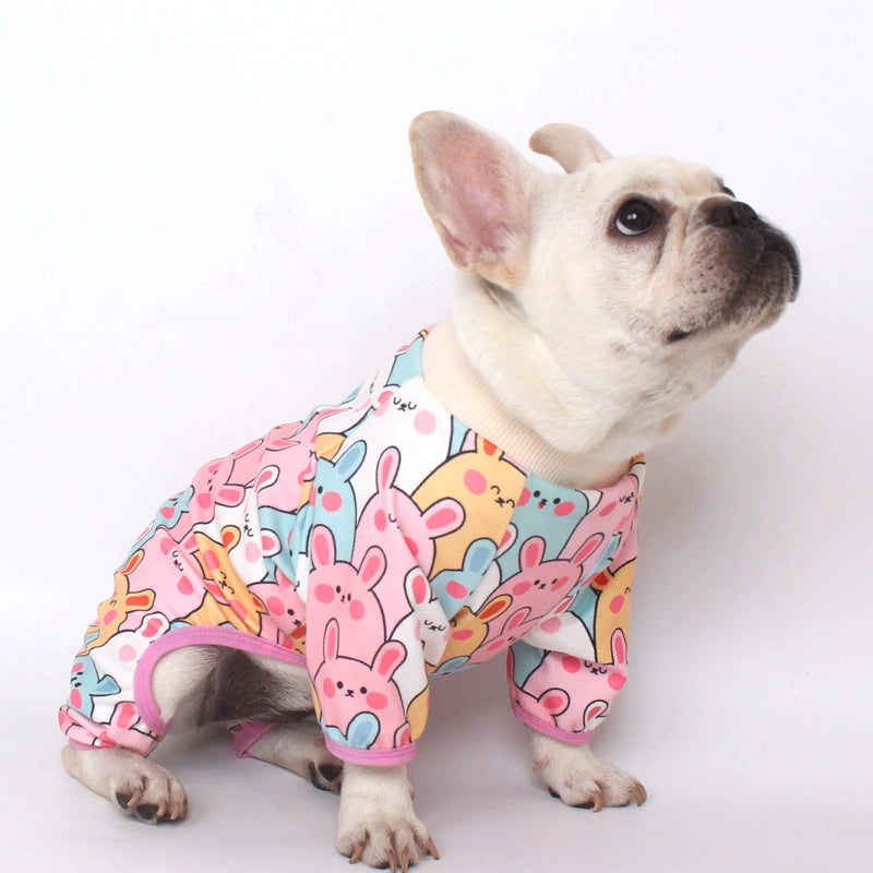 Cartoon Print Onesie dogcartoonprintonesiepajamasformediumdogsbyFrenchiely_3