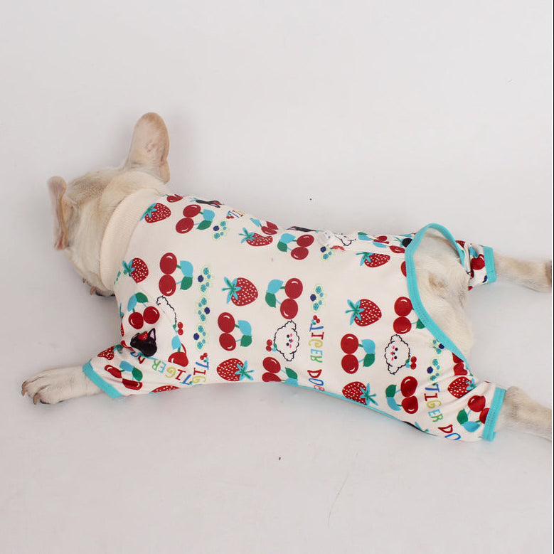 Cartoon Print Onesie dogcartoonprintonesiepajamasformediumdogsbyFrenchiely_5