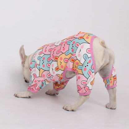 Cartoon Print Onesie dogcartoonprintonesiepajamasformediumdogsbyFrenchiely_5