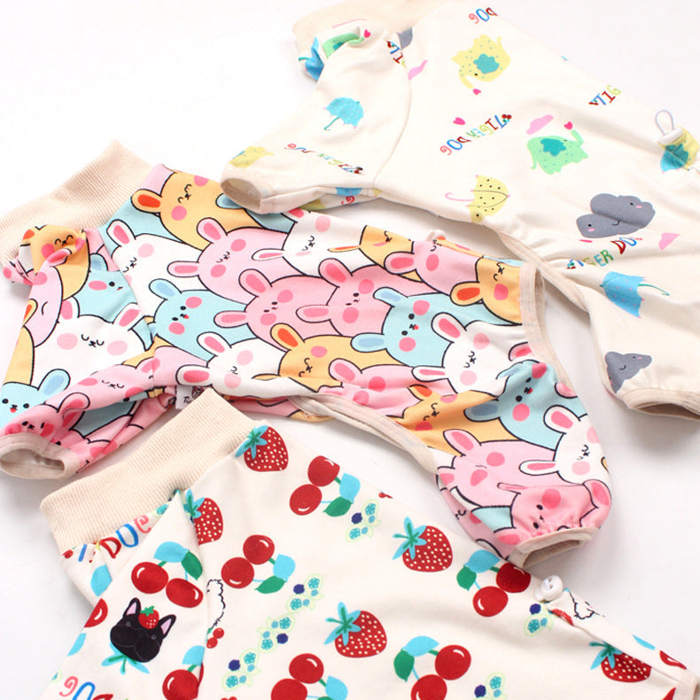 Cartoon Print Onesie dogcartoonprintonesiepajamasformediumdogsbyFrenchiely_7