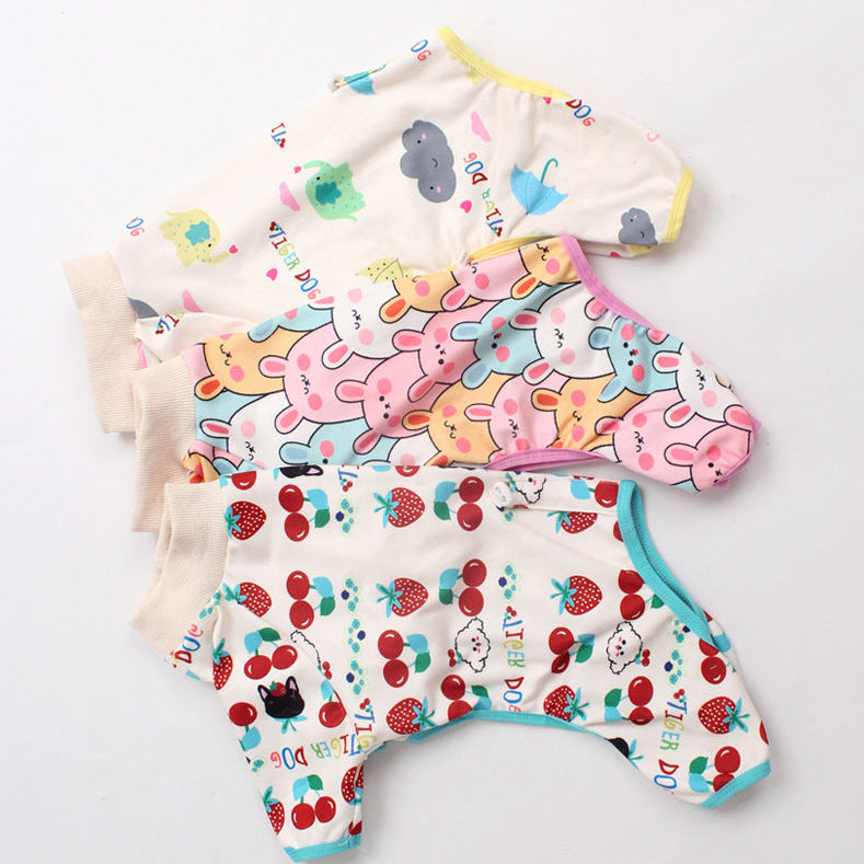 Cartoon Print Onesie dogcartoonprintonesiepajamasformediumdogsbyFrenchiely_8