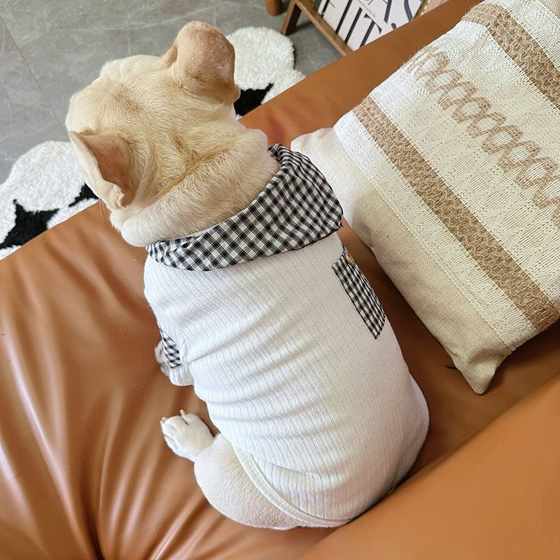 Houndstooth Scarf Sweater dogclassicHoundstoothScarfSweaterwithscarf_1