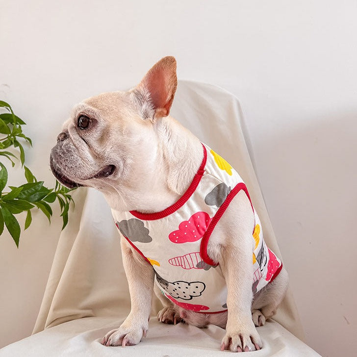 dog cloud cotton shirt for small medium dogs by frenchiely