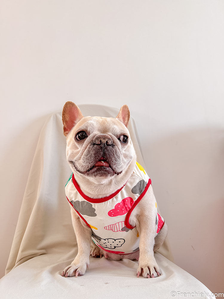 dog cloud cotton shirt for small medium dogs by frenchiely