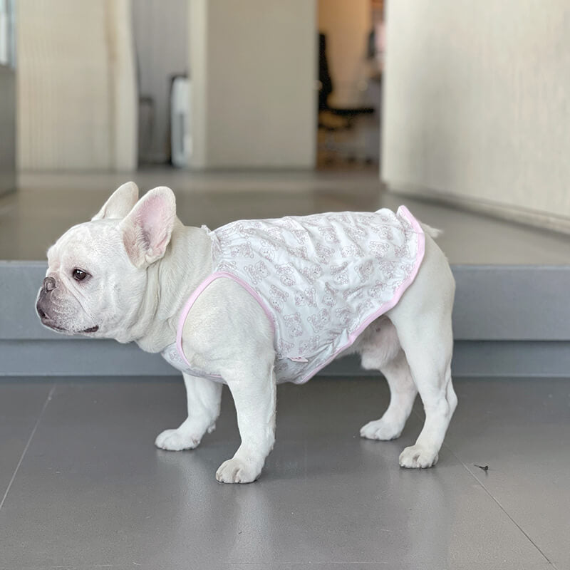 dog cotton bear shirt for medium dog breeds by frenchiely