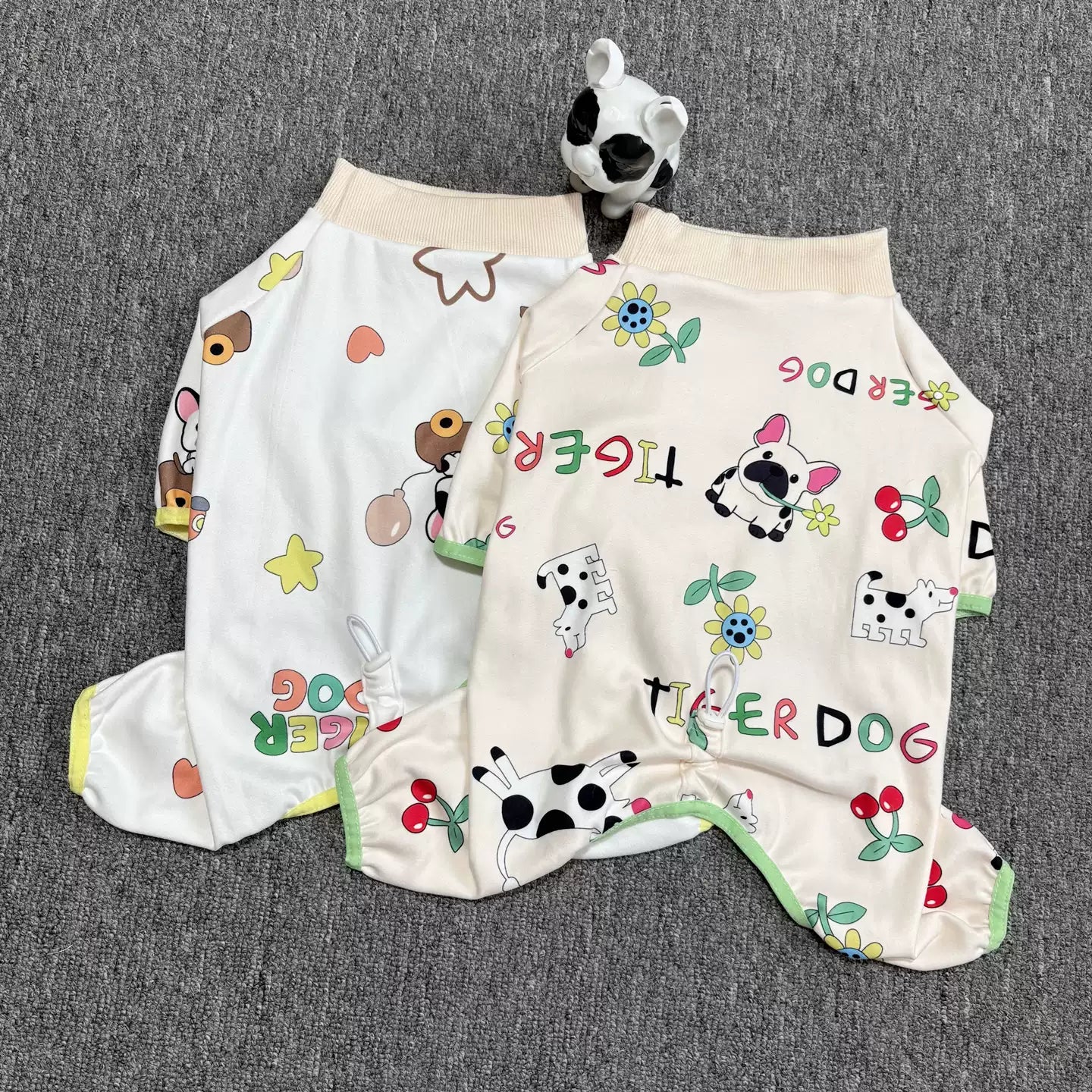 Funny Frenchie Pattern PJs dogcutestarspajamasformediumdogsbyFrenchiely_4