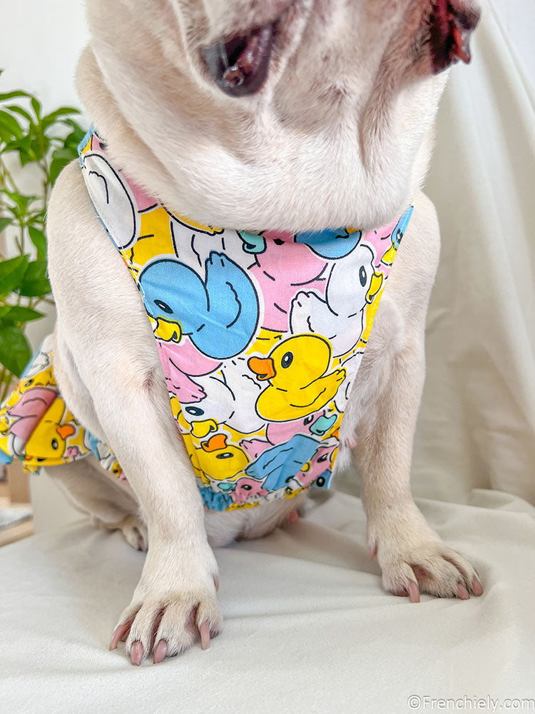 dog ducky dress for small medium dogs by frenchiely