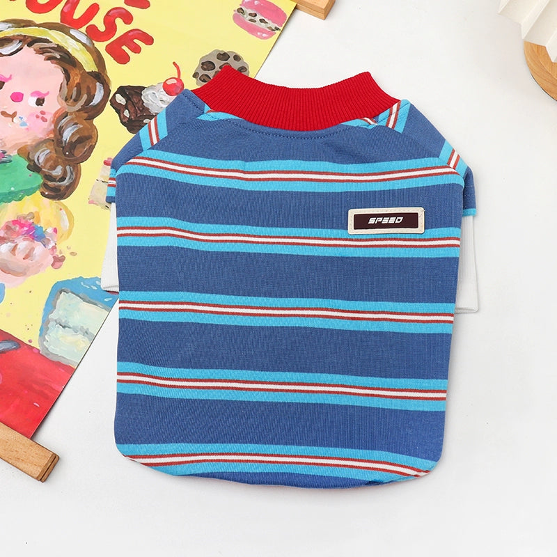 Faux Two Piece Blue & White Shirt dogfauxtwopiecebluestripeshirtforsmallandmediumdogbreeds_7