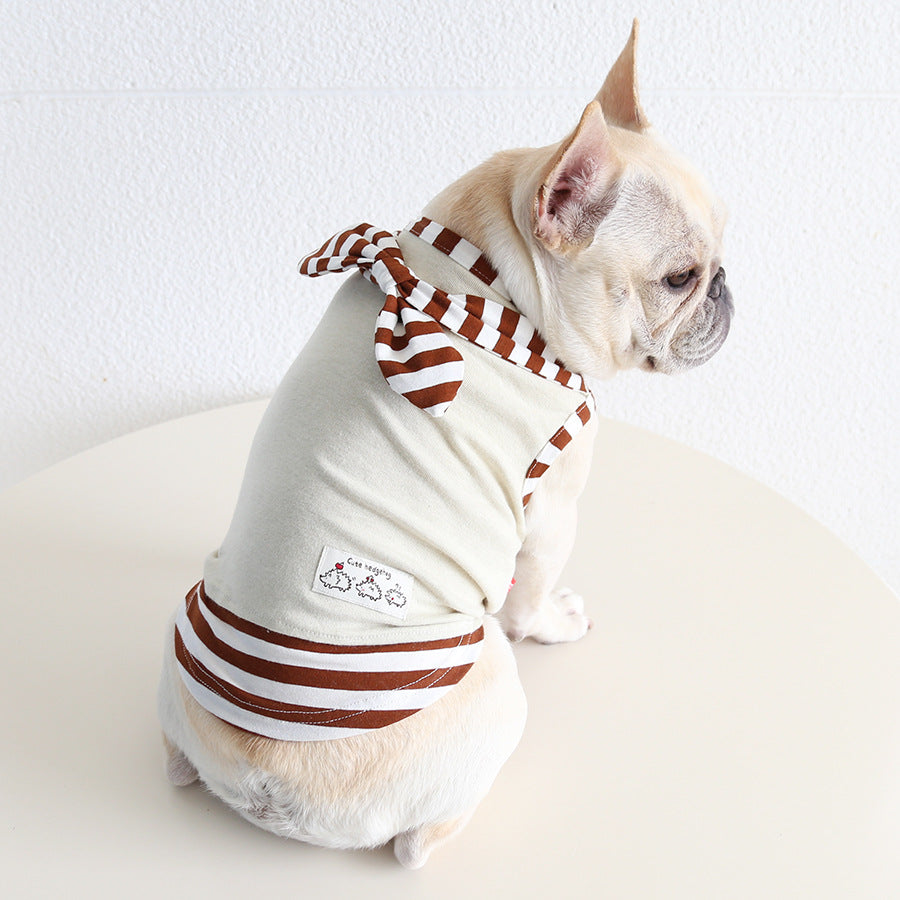 Dog Stripe Navy Shirt dogfauxtwopiecestripenavyshirtformediumdogbreedsbyFrenchiely_12