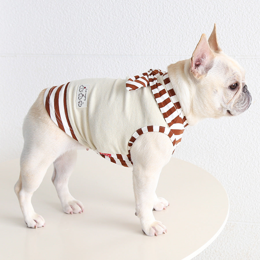 Dog Stripe Navy Shirt dogfauxtwopiecestripenavyshirtformediumdogbreedsbyFrenchiely_17