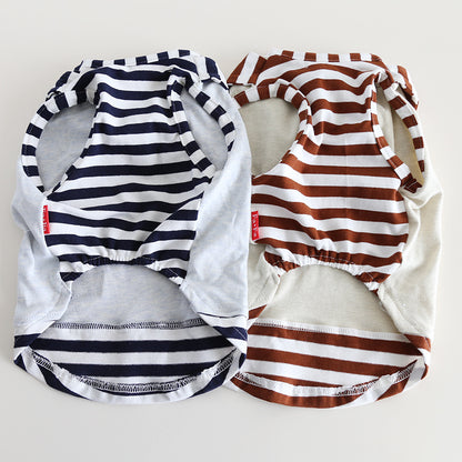 Dog Stripe Navy Shirt dogfauxtwopiecestripenavyshirtformediumdogbreedsbyFrenchiely_23