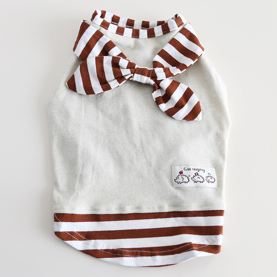 Dog Stripe Navy Shirt dogfauxtwopiecestripenavyshirtformediumdogbreedsbyFrenchiely_4