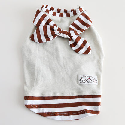 Dog Stripe Navy Shirt dogfauxtwopiecestripenavyshirtformediumdogbreedsbyFrenchiely_4
