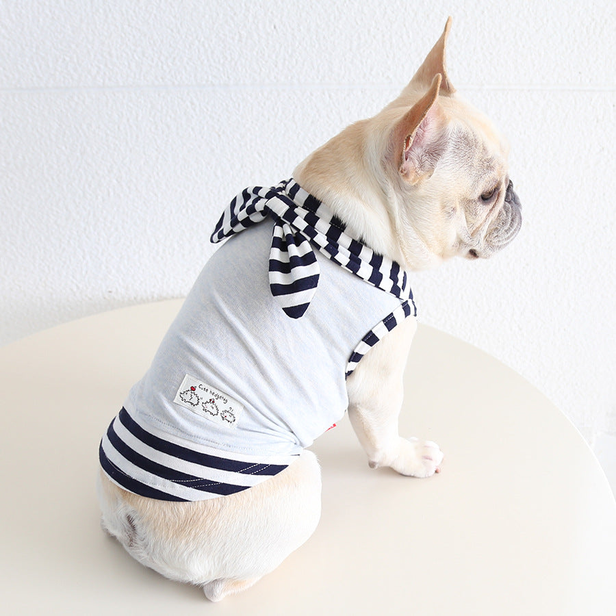 Dog Stripe Navy Shirt dogfauxtwopiecestripenavyshirtformediumdogbreedsbyFrenchiely_9