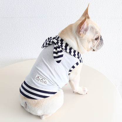 Dog Stripe Navy Shirt dogfauxtwopiecestripenavyshirtformediumdogbreedsbyFrenchiely_9