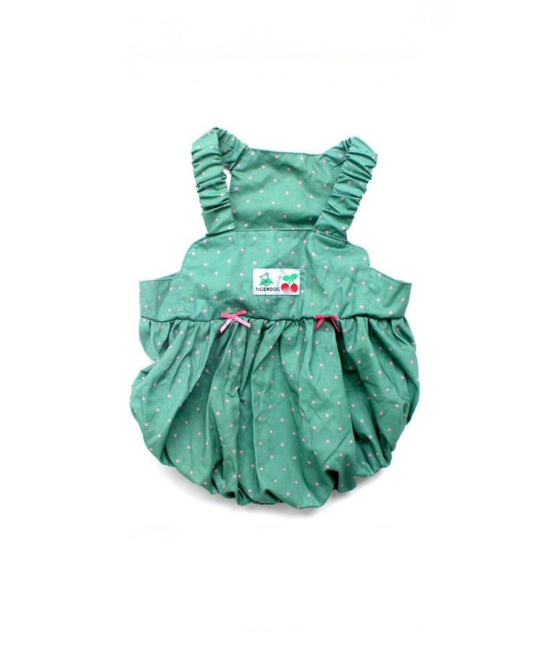 Dog Summer Polka Dress dogfloralsummerdressforsmallmediumdogsbyFrenchiely_2