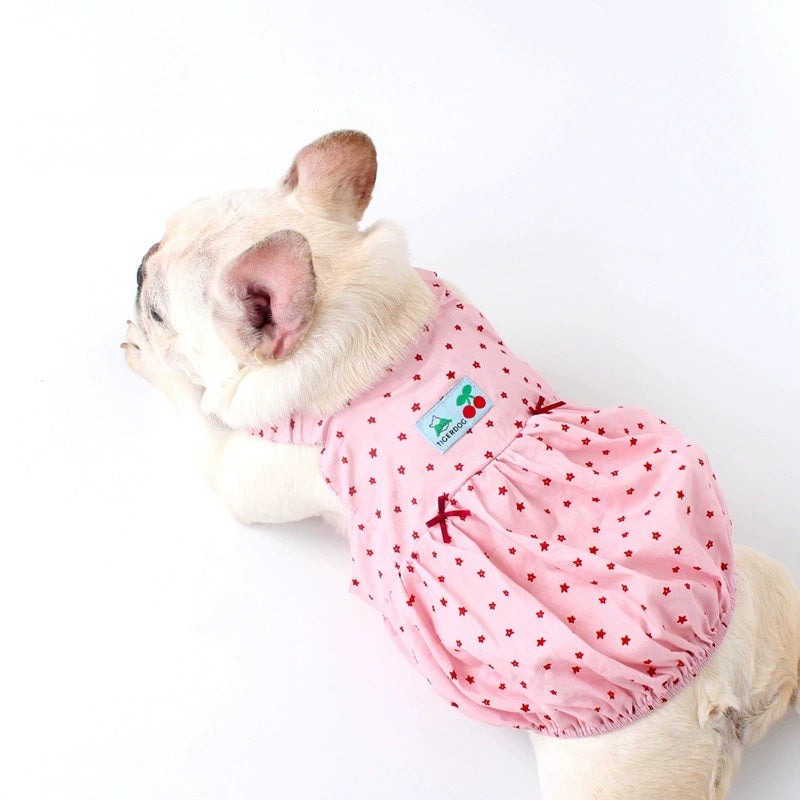 Dog Summer Polka Dress dogfloralsummerdressforsmallmediumdogsbyFrenchiely_4_44e1e56e-2a8a-4ec7-9900-5e8242e442fb