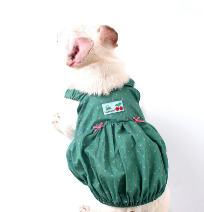 Dog Summer Polka Dress dogfloralsummerdressforsmallmediumdogsbyFrenchiely_7