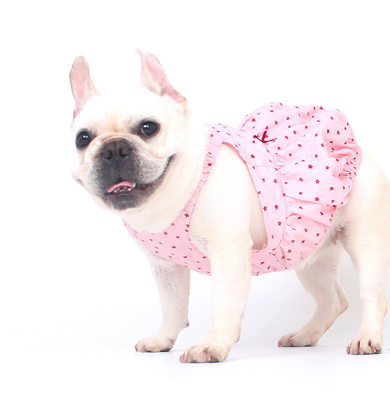 Dog Summer Polka Dress dogfloralsummerdressforsmallmediumdogsbyFrenchiely_7_6953af40-8771-4670-8e48-b439712a28ab