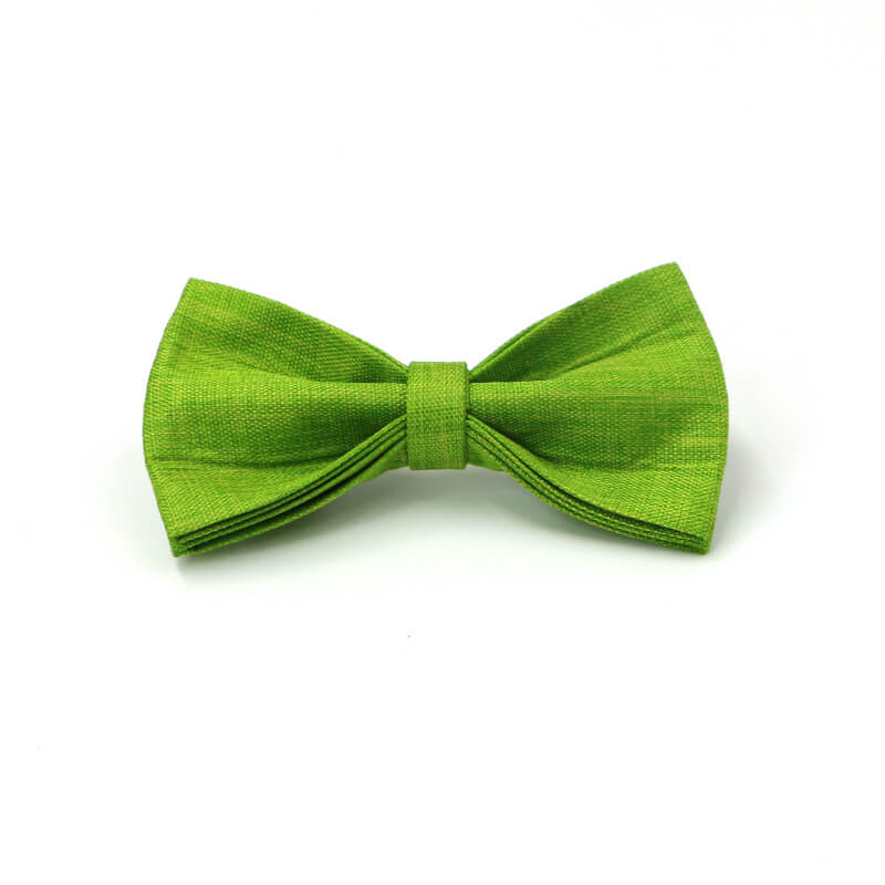 Dog Grass Green Bow Tie - Frenchiely