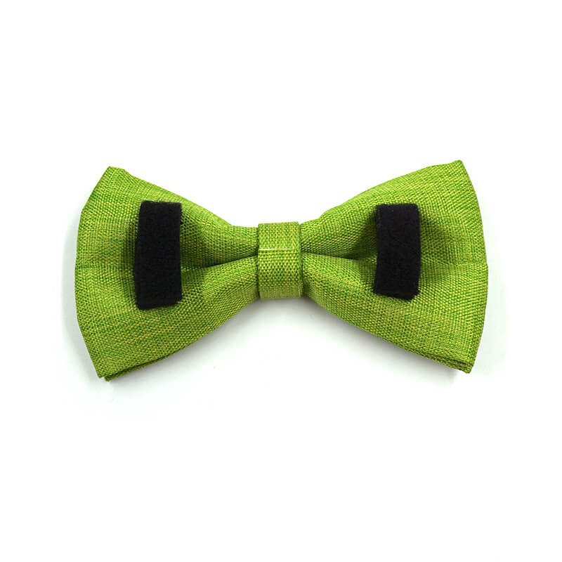 Dog Grass Green Bow Tie - Frenchiely