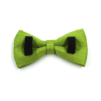 Dog Grass Green Bow Tie - Frenchiely