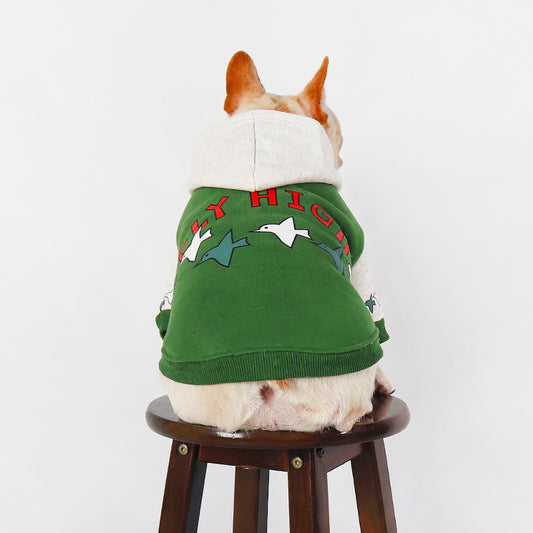 Dog Winter Warm Coat- Fly High - Frenchiely