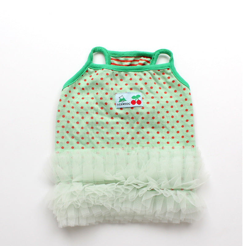 Dog Green Polka Tutu Dress doggreenpolkatutudressformediumdogs_10