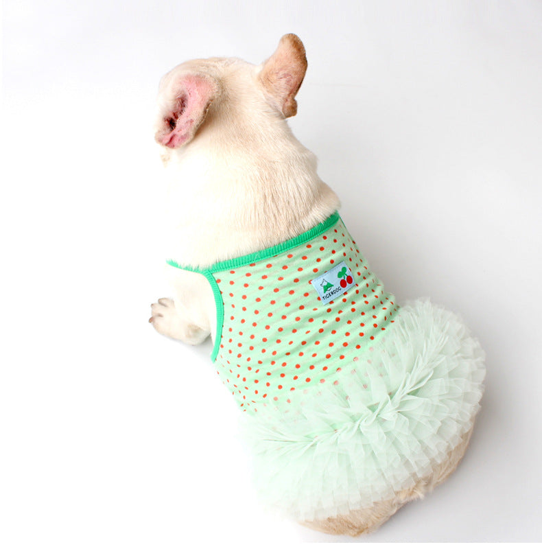 Dog Green Polka Tutu Dress doggreenpolkatutudressformediumdogs_11