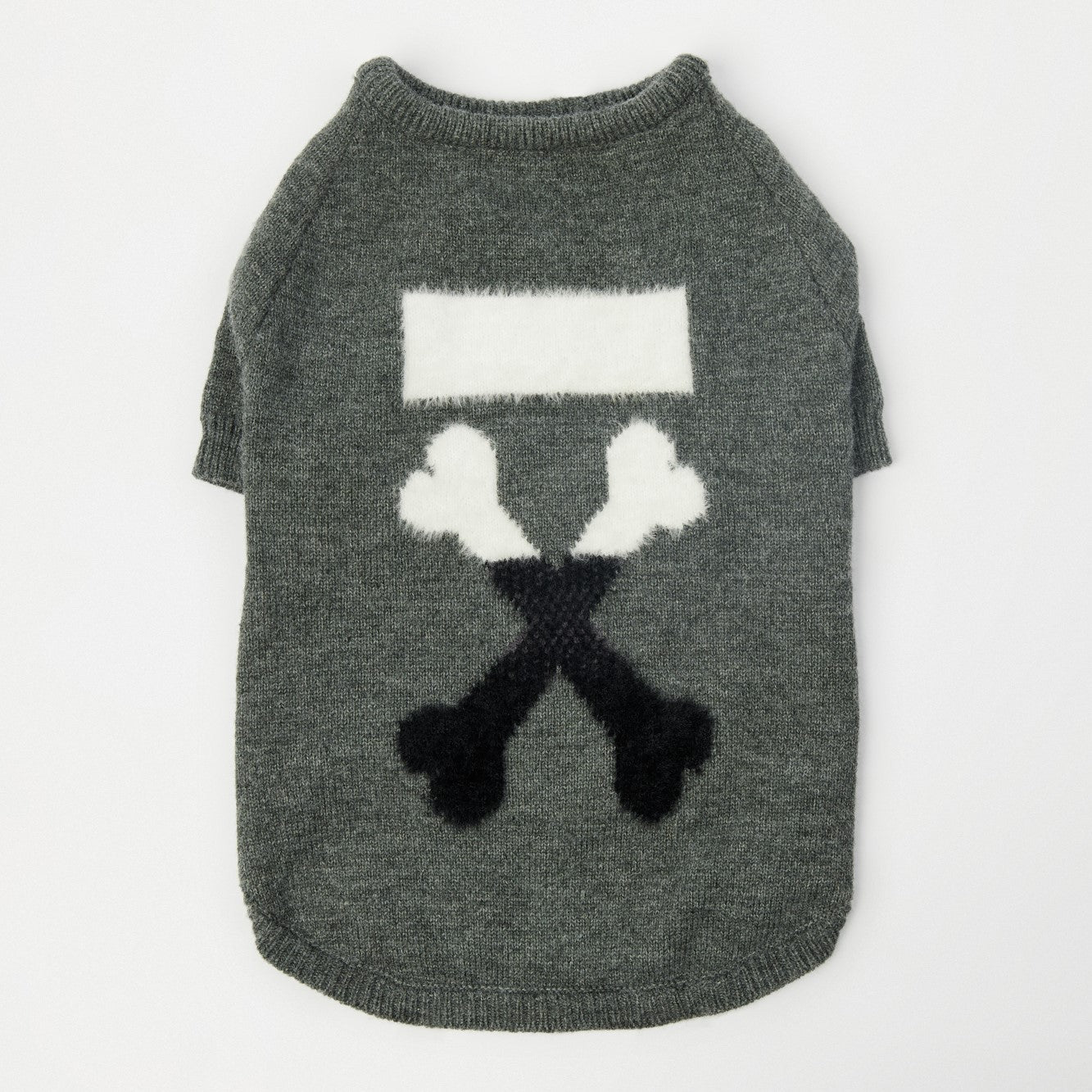 Dog Grey Woof Sweater - Frenchiely