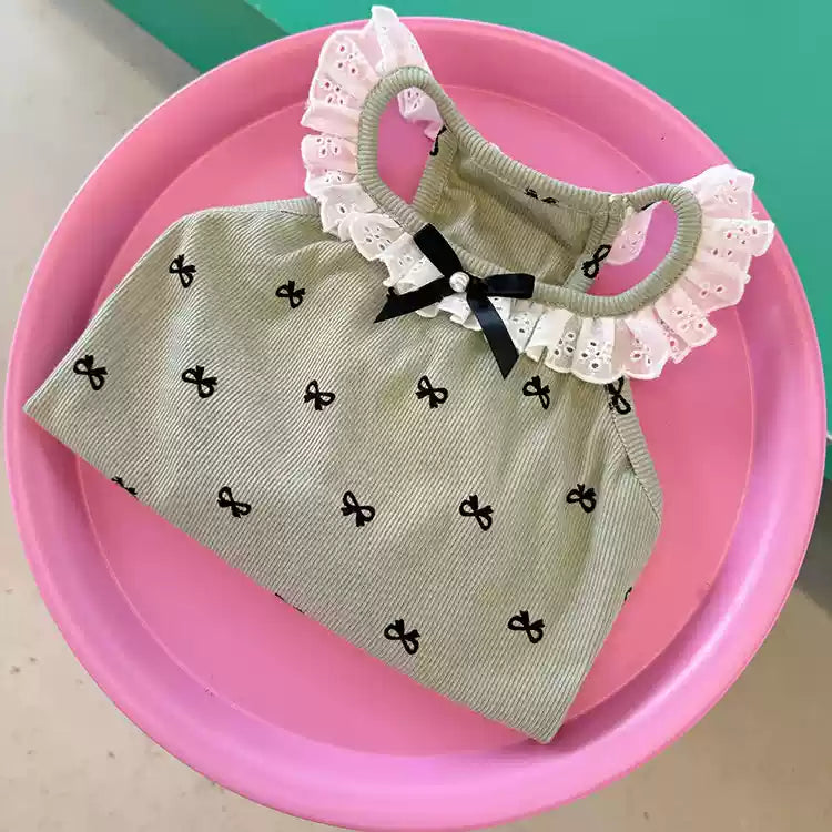 Decorative Lace Bowtie Shirt