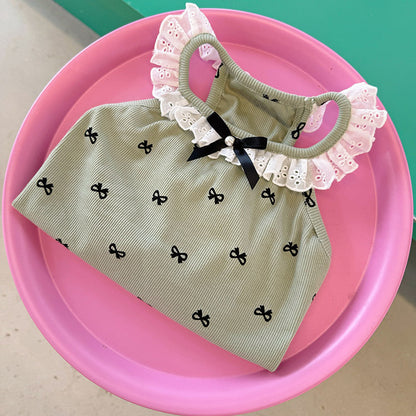 Decorative Lace Bowtie Shirt