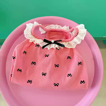 Decorative Lace Bowtie Shirt