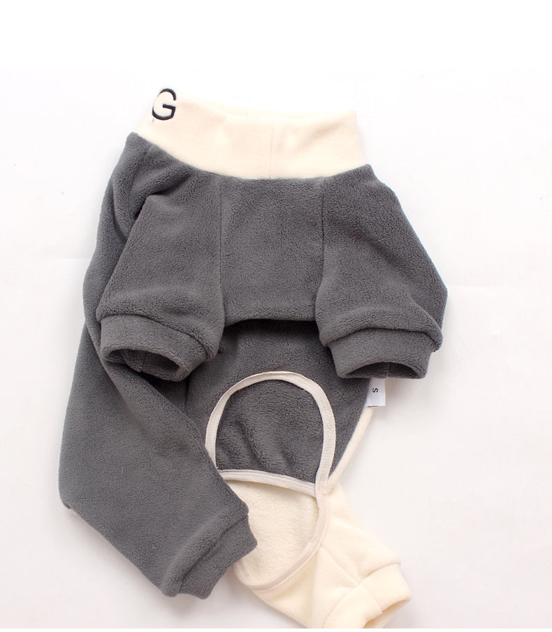 Warm Panda Pajamas doggreypandajumpsuitjammieforfrenchbulldogs_10