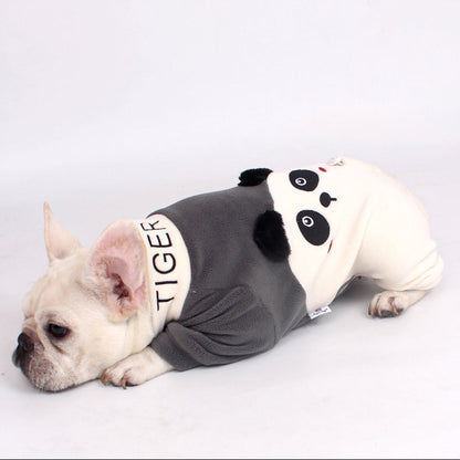 Warm Panda Pajamas doggreypandajumpsuitjammieforfrenchbulldogs_4
