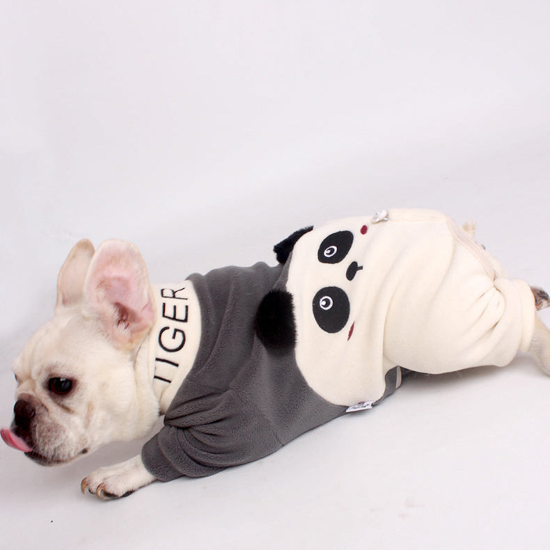 Warm Panda Pajamas doggreypandajumpsuitjammieforfrenchbulldogs_7