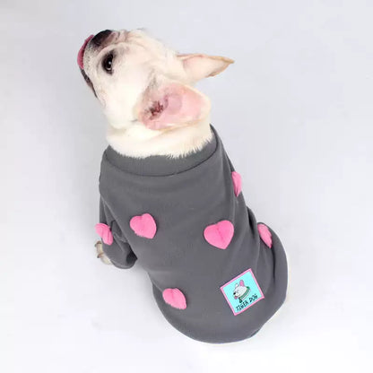 Heart Pullover Sweater dogheartpulloversweaterformediumdogbreedsbyFrenchiely_1