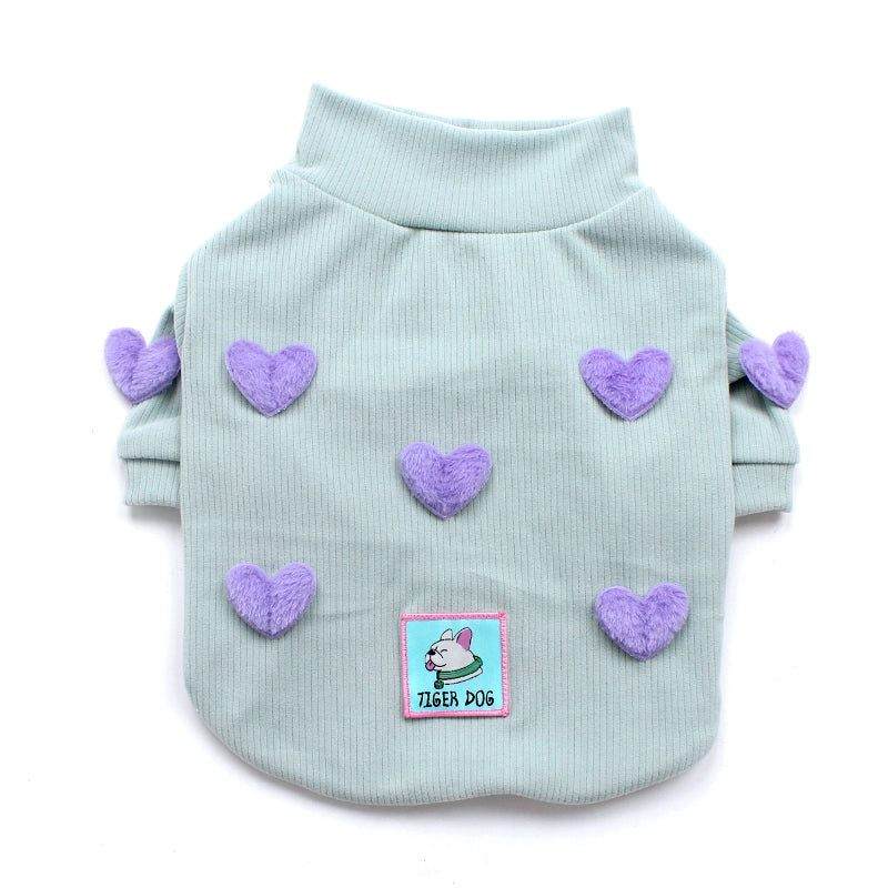 Heart Pullover Sweater Silver dogheartpulloversweaterformediumdogbreedsbyFrenchiely_3