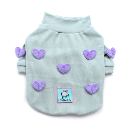 Heart Pullover Sweater Silver dogheartpulloversweaterformediumdogbreedsbyFrenchiely_3