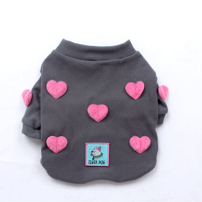 Heart Pullover Sweater Grey dogheartpulloversweaterformediumdogbreedsbyFrenchiely_4